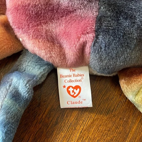 Ty “claude” beanie baby